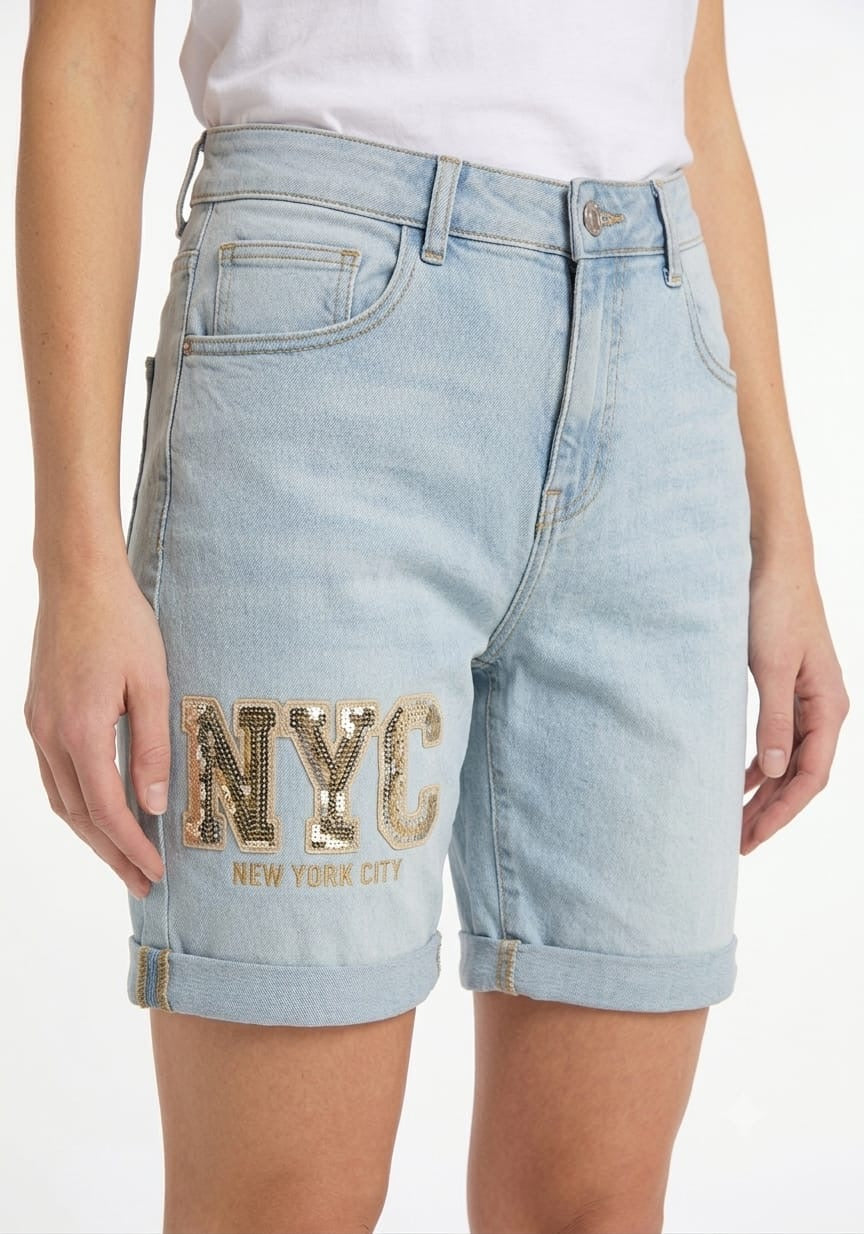 NYC Denim Bermuda Shorts