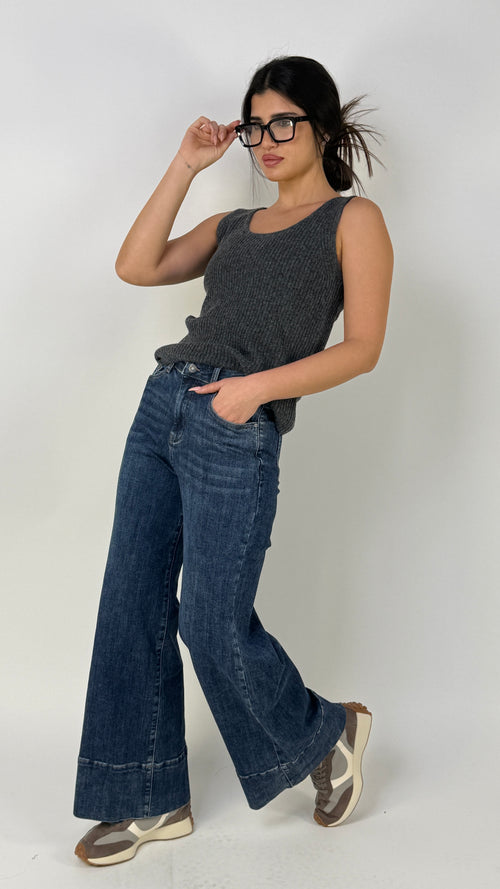 ג'ינס Milano Wide-Leg