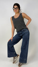 ג'ינס Milano Wide-Leg
