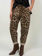 Leopard Chic מכנסי