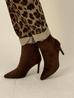 מגף שפיץ חום זמש