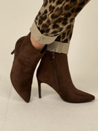 מגף שפיץ חום זמש